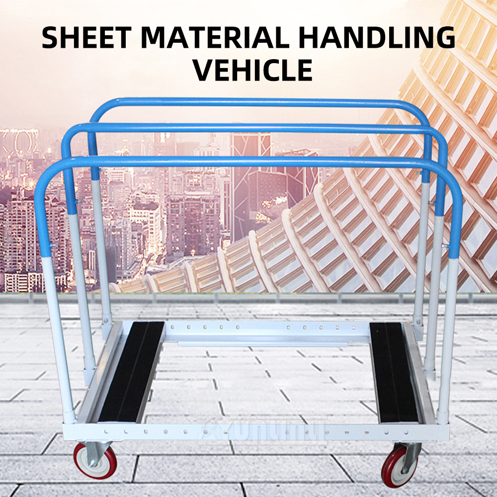 Home Improvement Materials - Heavy-Duty Material Transfer Cart Push-Pull Gypsum