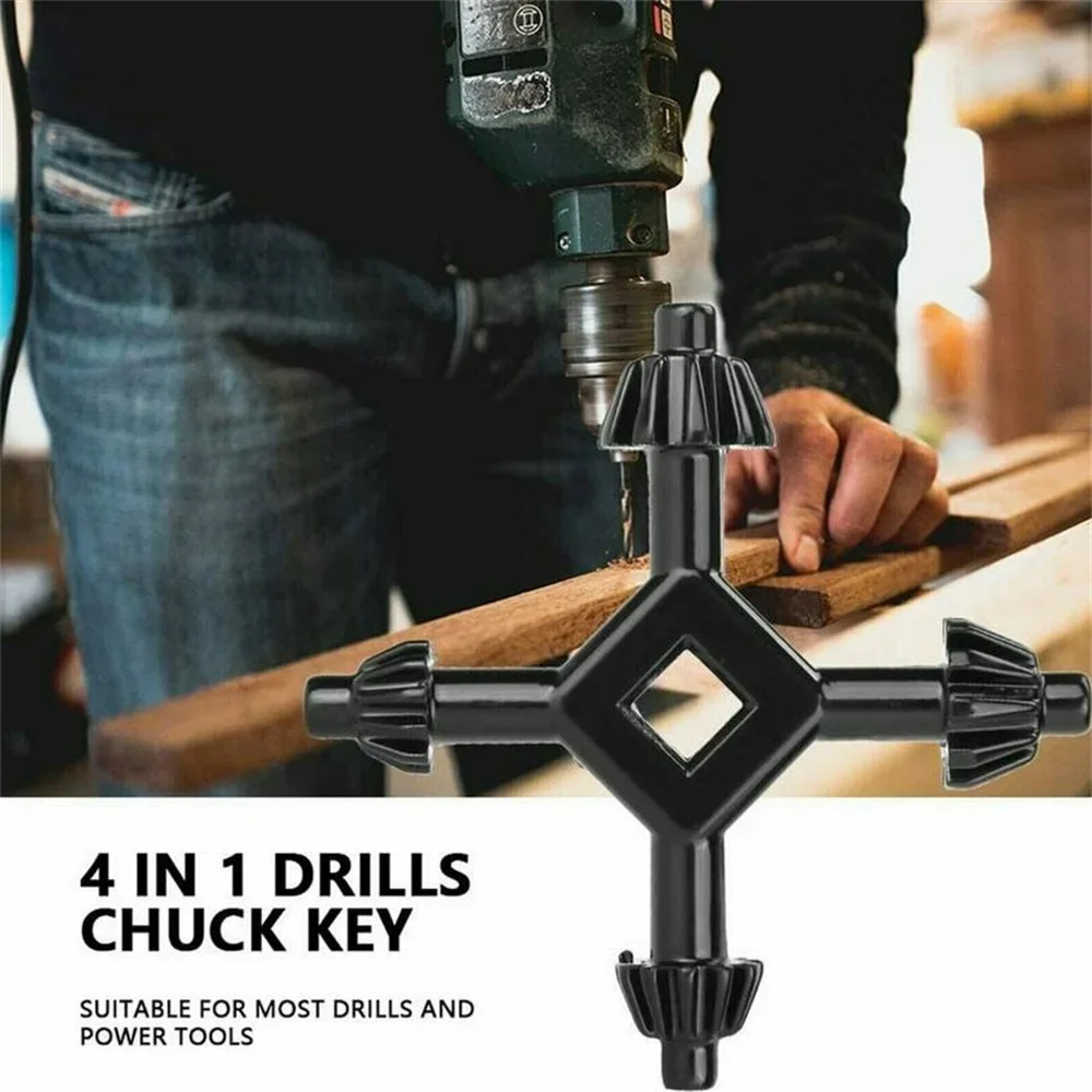 Home Improvement Materials - Universal Four-in-One Multifunctional Drill Key Wrench