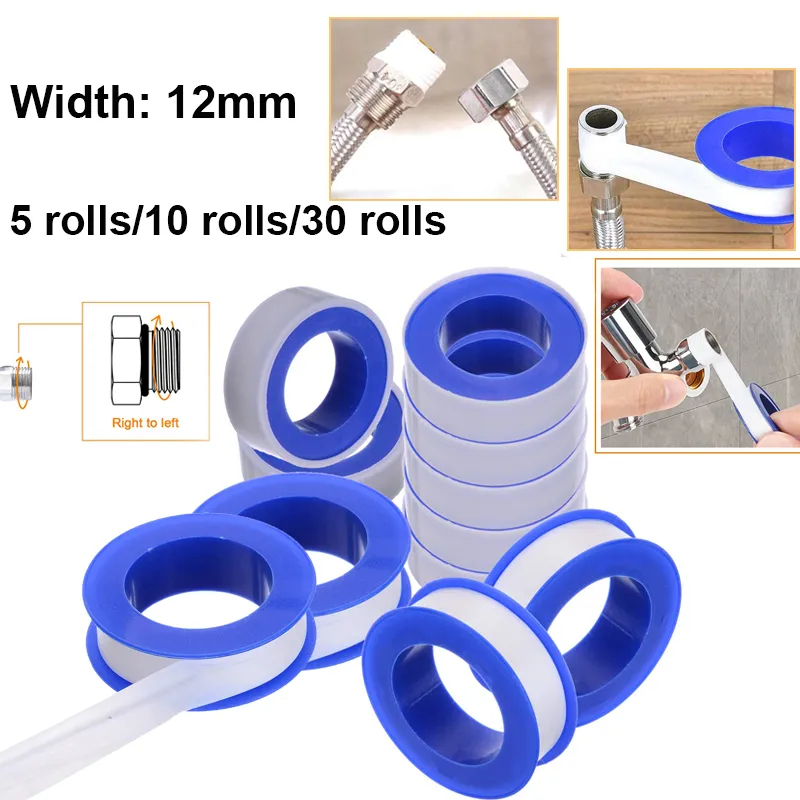 Home Improvement Materials - 5/10/30 roll PTFE water pipe tape