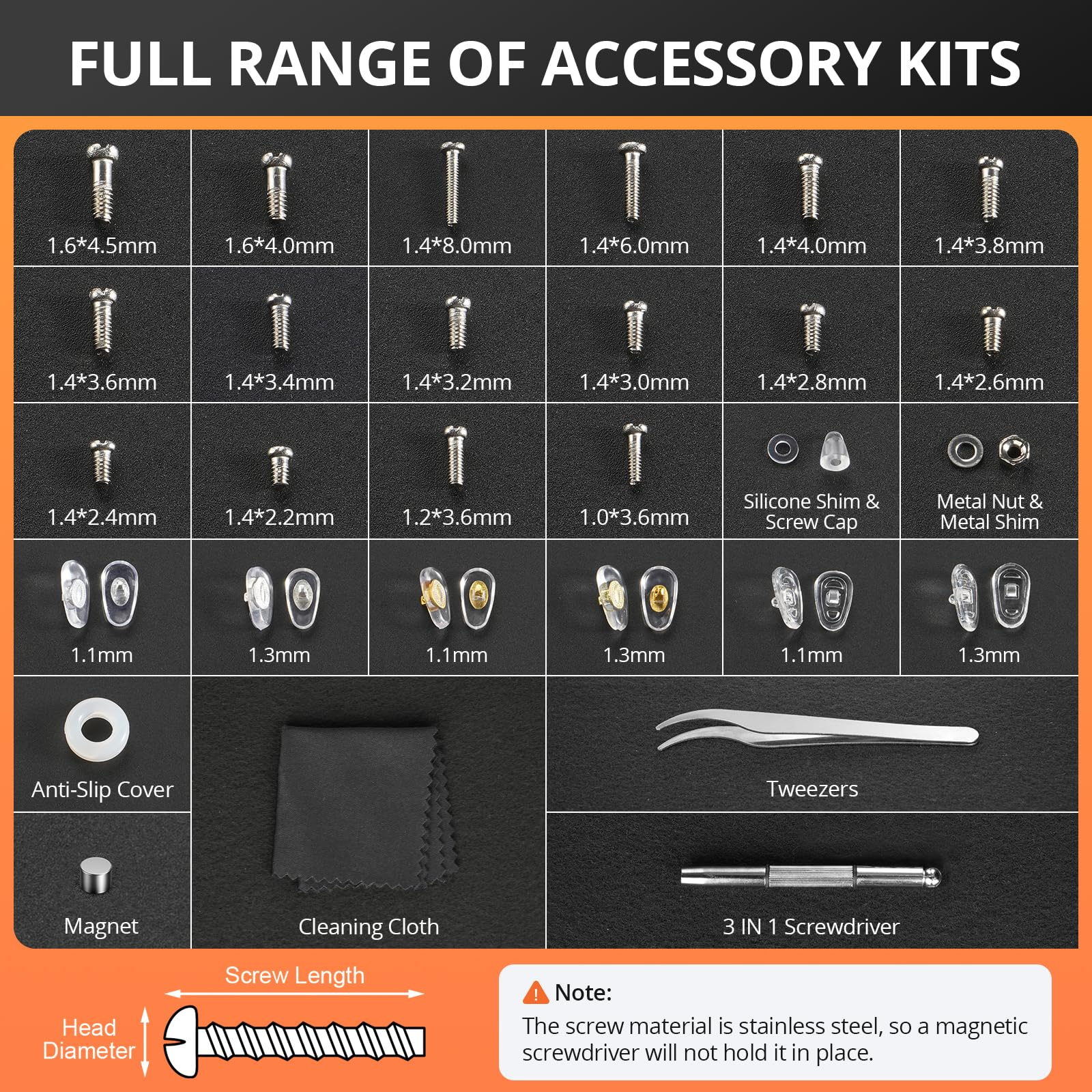 Eyeglass Repair Tool Kit with  – Screwdriver Set Precision Bewertung und Preis