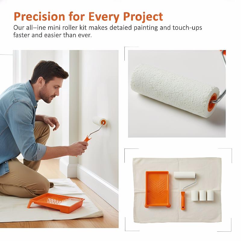 6Pcs Foam Paint Roller Kit 2 I – Home Improvement Ideas Bewertung und Preis