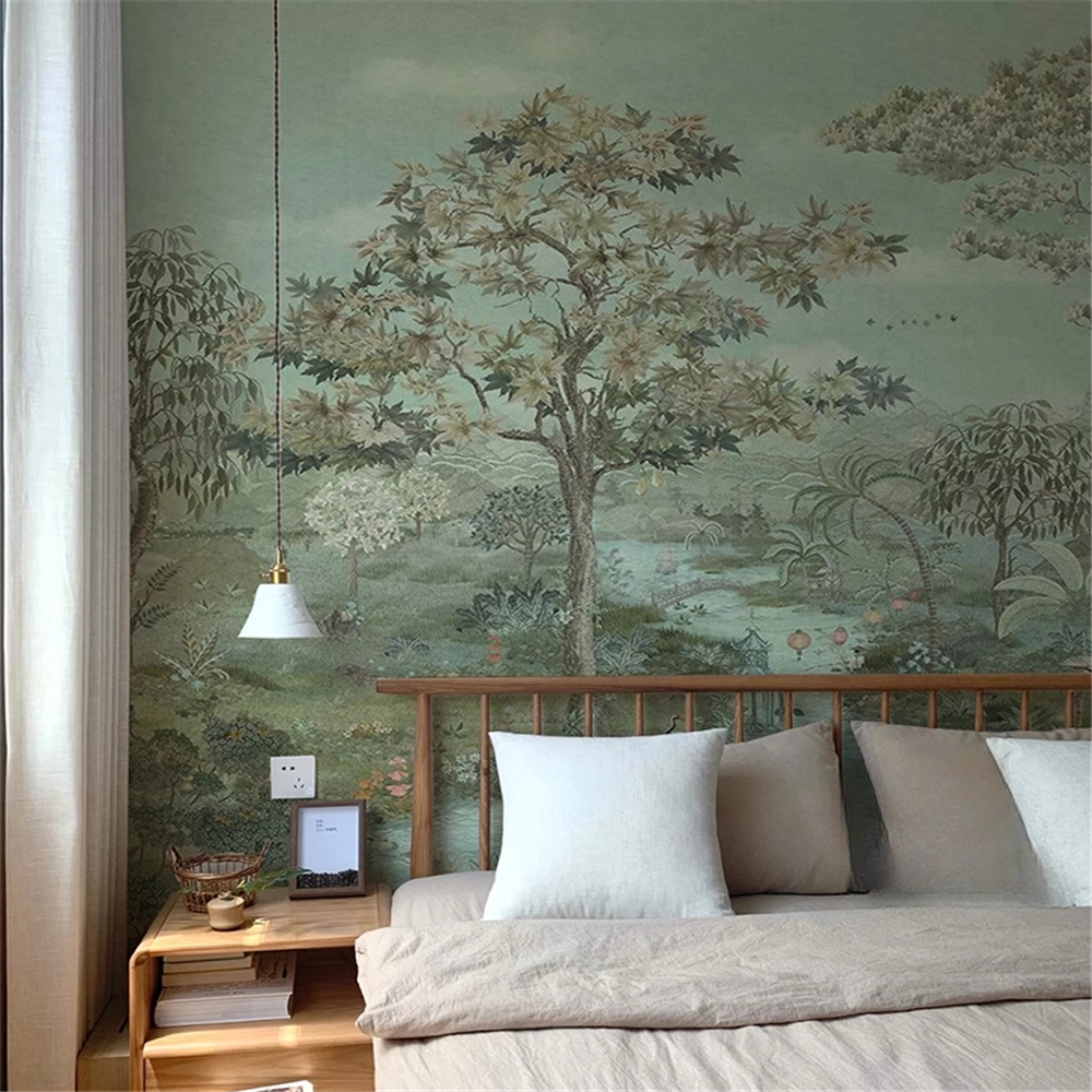 custom Photo Mural  Green Land – Home Improvement Materials Bewertung und Preis