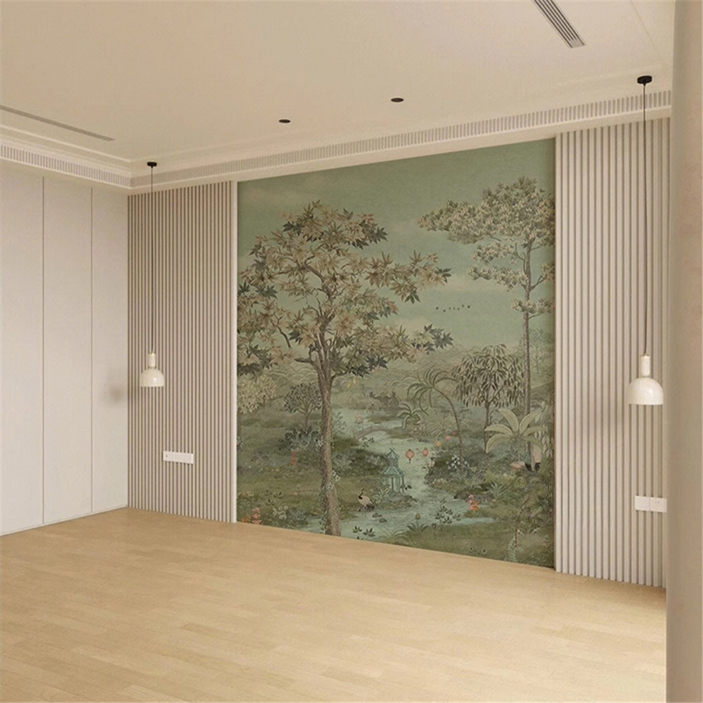 custom Photo Mural  Green Land – Home Improvement Materials Bewertung und Preis