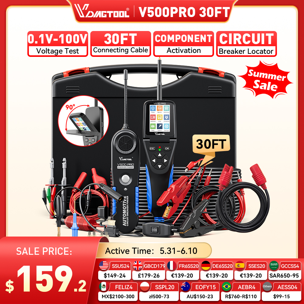 VDIAGTOOL V500PRO 30FT Auto Ci – Circuit Breaker Finder Bewertung und Preis