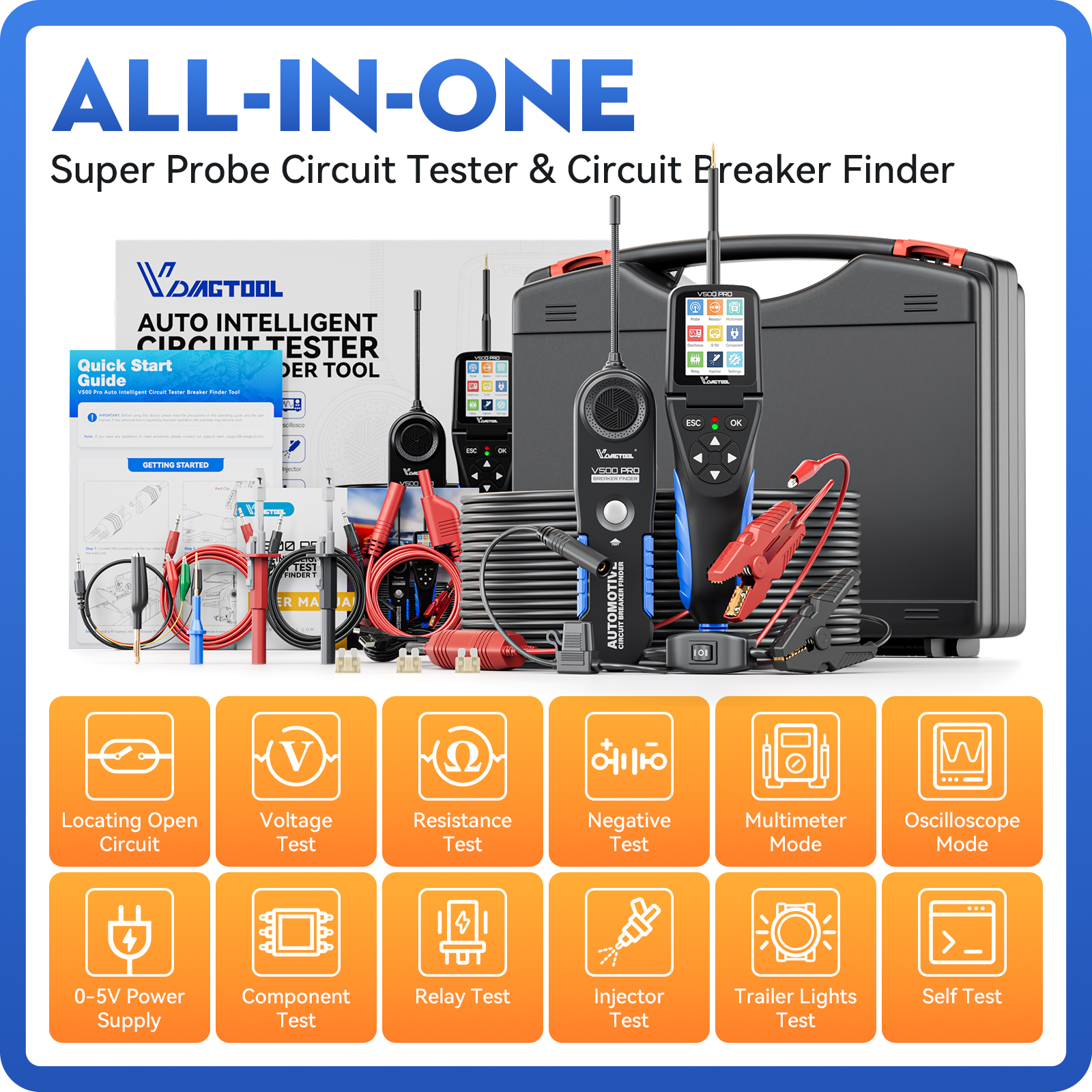 VDIAGTOOL V500PRO 30FT Auto Ci – Circuit Breaker Finder Bewertung und Preis