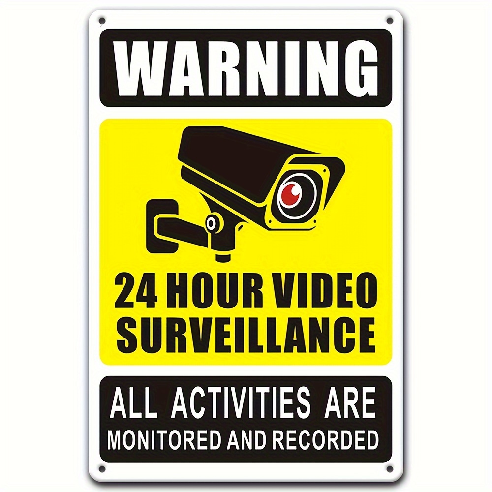 24/7 Video Surveillance Warnin – Home Improvement Hardware Bewertung und Preis