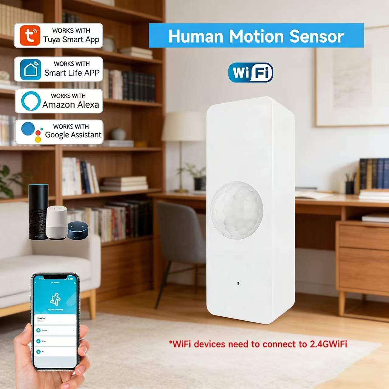 WiFi Smart PIR Motion Sensor T – Home Improvement Hardware Bewertung und Preis