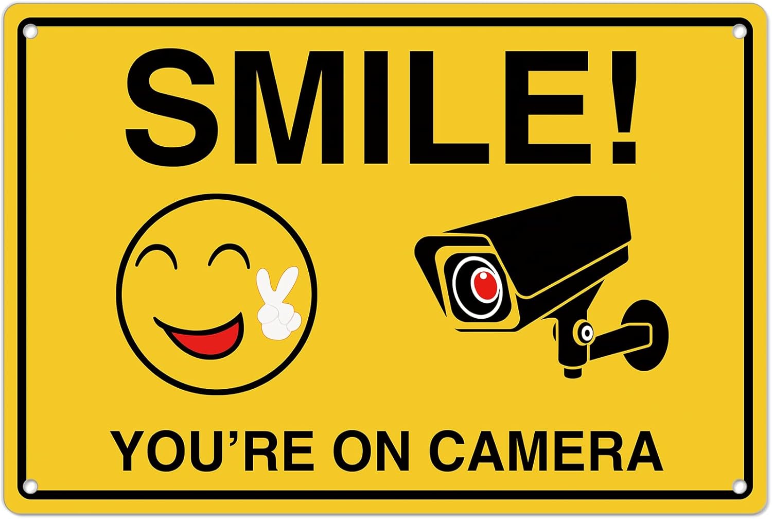 Smile Youre On Camera Signs ;  – Home Improvement Hardware Bewertung und Preis