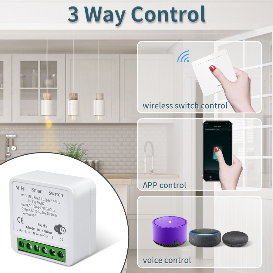 16A Tuya WiFi DIY Smart Switch – Home Improvement Ideas Bewertung und Preis