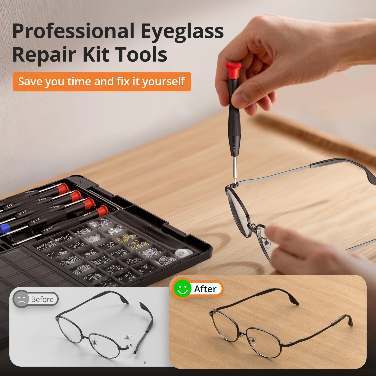 Eyeglass Repair Tool Kit with  – Screwdriver Set Precision Bewertung und Preis