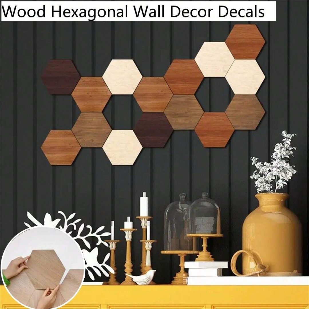 6PCS Hexagon Wall Decals, Self – Home Improvement Ideas Bewertung und Preis