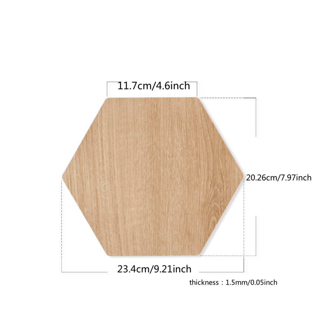 6PCS Hexagon Wall Decals, Self – Home Improvement Ideas Bewertung und Preis